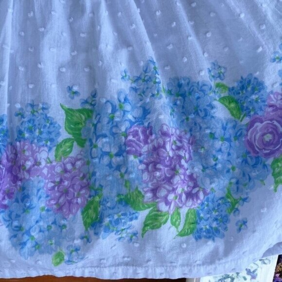 Tommy Bahama Dress Girls Size 2T Ruffled Clipped Swiss Dot Garden Floral - Picture 5 of 11